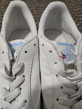 Reebok Classic Kids White Leather Sneakers